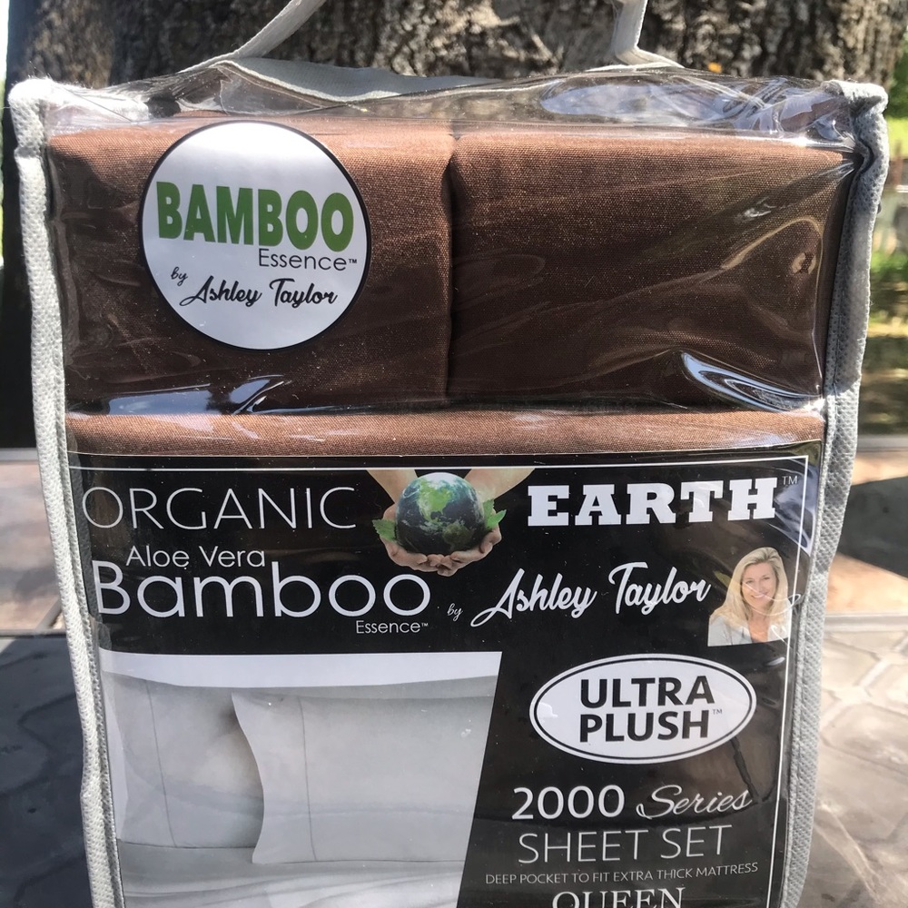 Bed Sheet Set Queen Brown
